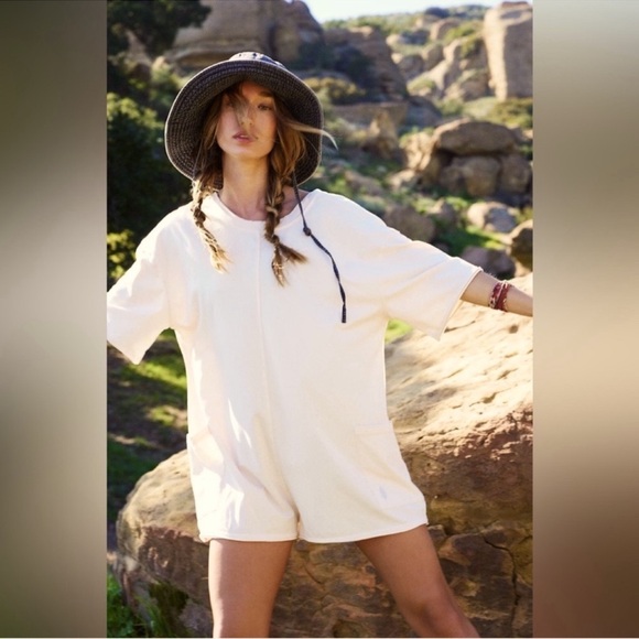 FP Movement by Free People Cream Jumpsuit new $45 FIRM👈💥💥💥💥💥💥 - Picture 2 of 4